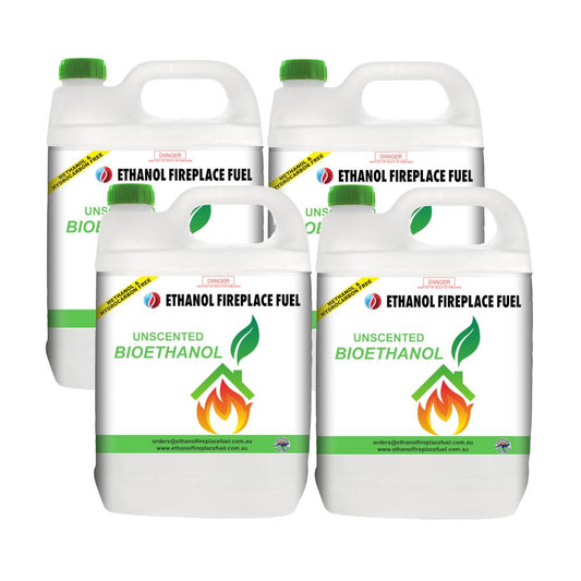 1 Carton Ethanol Fire Place Fuel Unscented (20L)