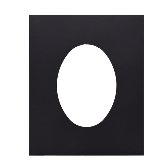 10" RSF 45 Degree Wall Plate - Black