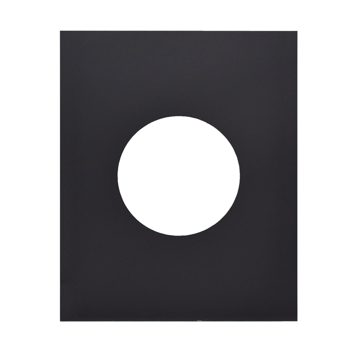 6" RSF Wall Plate, Black