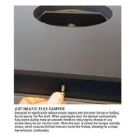 ADF Linea 100 B Freestanding Wood Fireplace