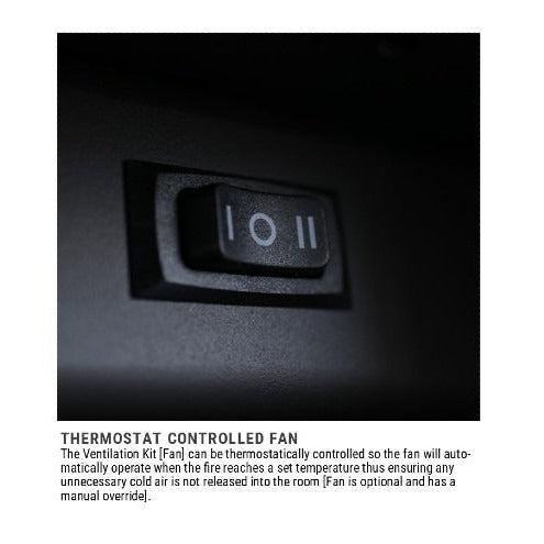 ADF Linea 100 B Freestanding Wood Fireplace