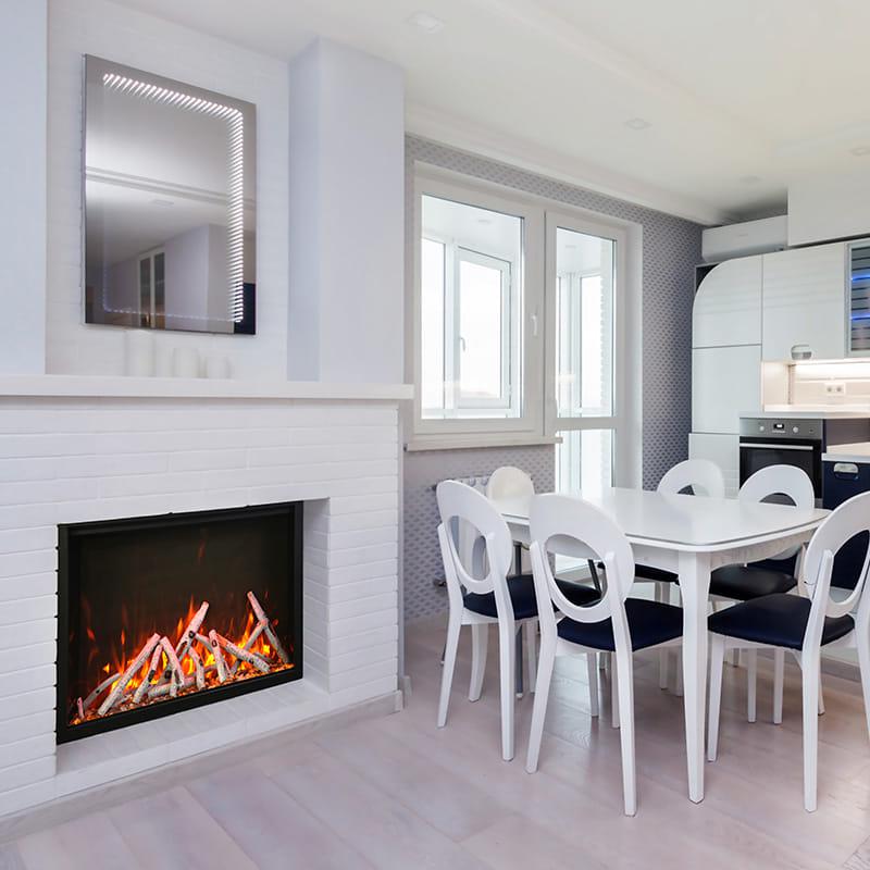 Amantii TRD 44 Bespoke 2kW Electric Fireplace