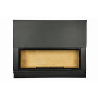 Axis H1600 Panoramic Single Sided Inbuilt Wood Fireplace With Lift & Swing Door