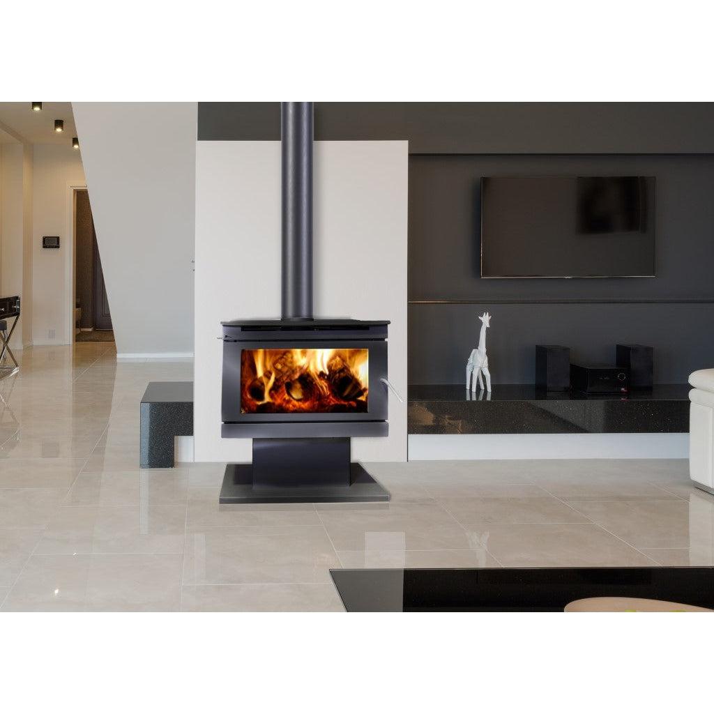 Blaze B800 Wood Fireplace with Remote