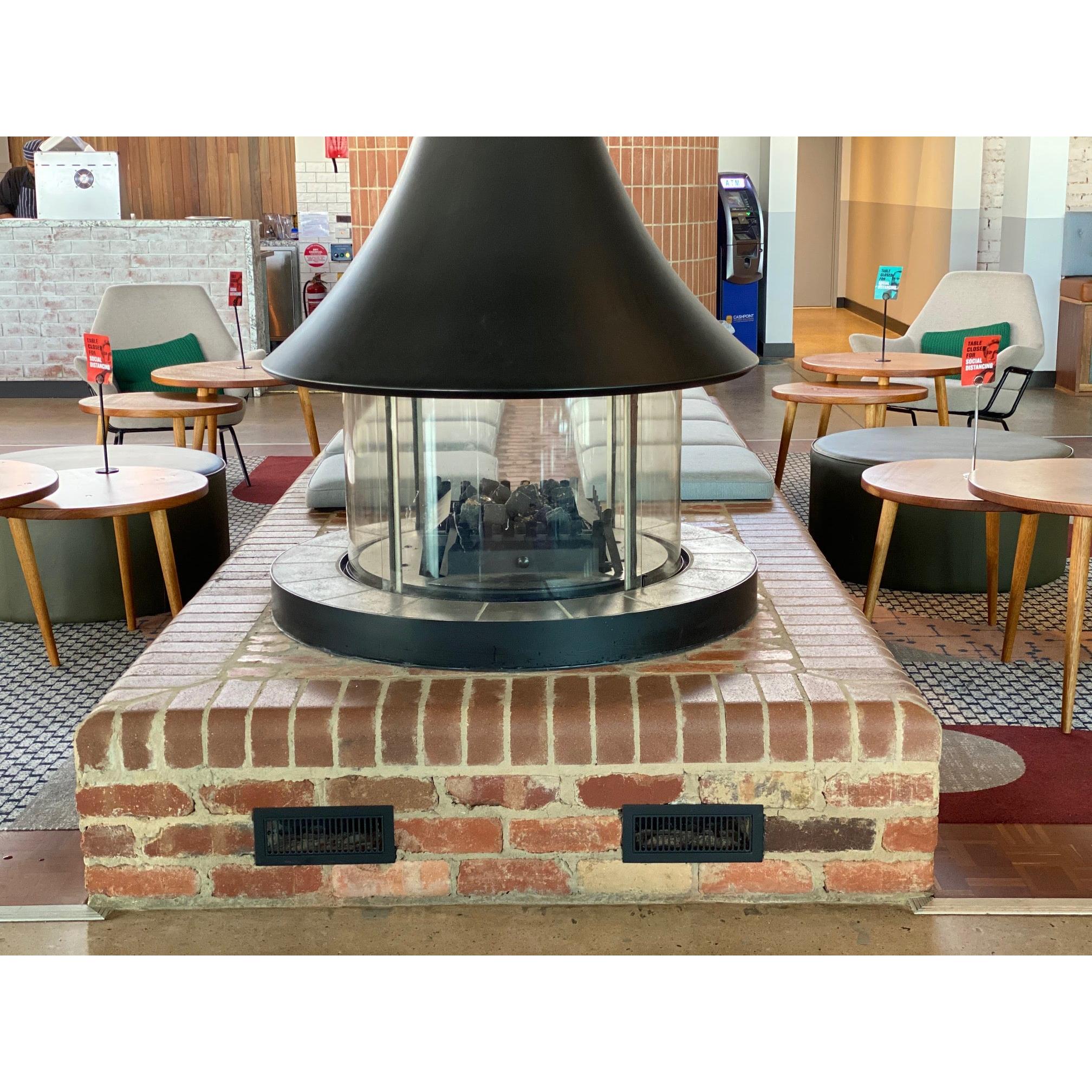 Bordelet EVA 992 Central Hanging Gas Fireplace