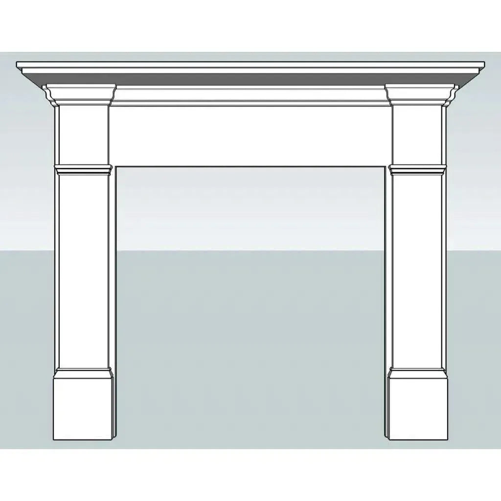 Colonial Mdf Mantle