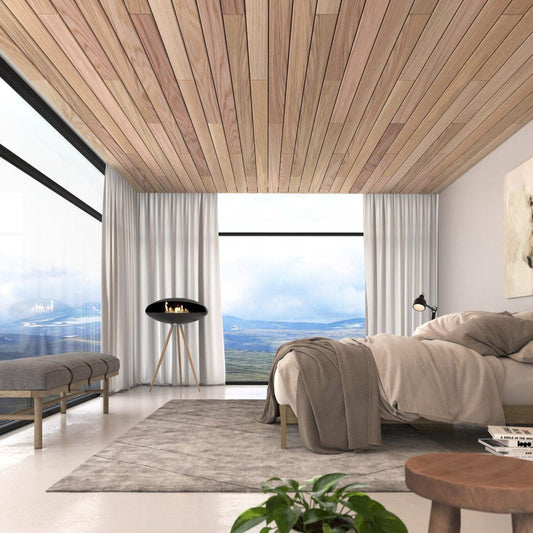 Decoflame Espoo Net Zero Freestanding Automatic Ethanol Fireplace