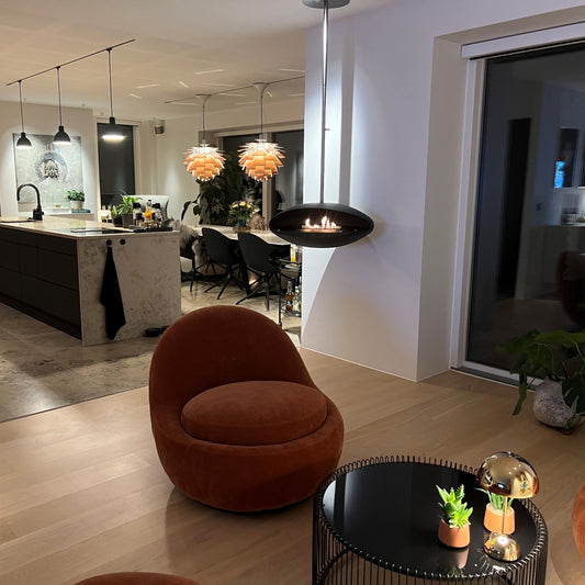 Decoflame Espoo Net Zero Suspended Automatic Ethanol Fireplace