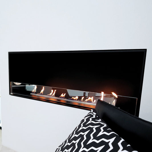 Decoflame Montreal Front Facing Ethanol Fireplace with Net Zero Burner