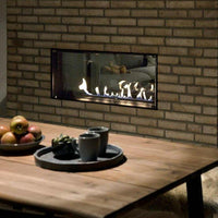 Decoflame Montreal Tunnel Ethanol Fireplace with Net Zero Burner