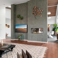 Decoflame Montreal Tunnel Ethanol Fireplace with Net Zero Burner