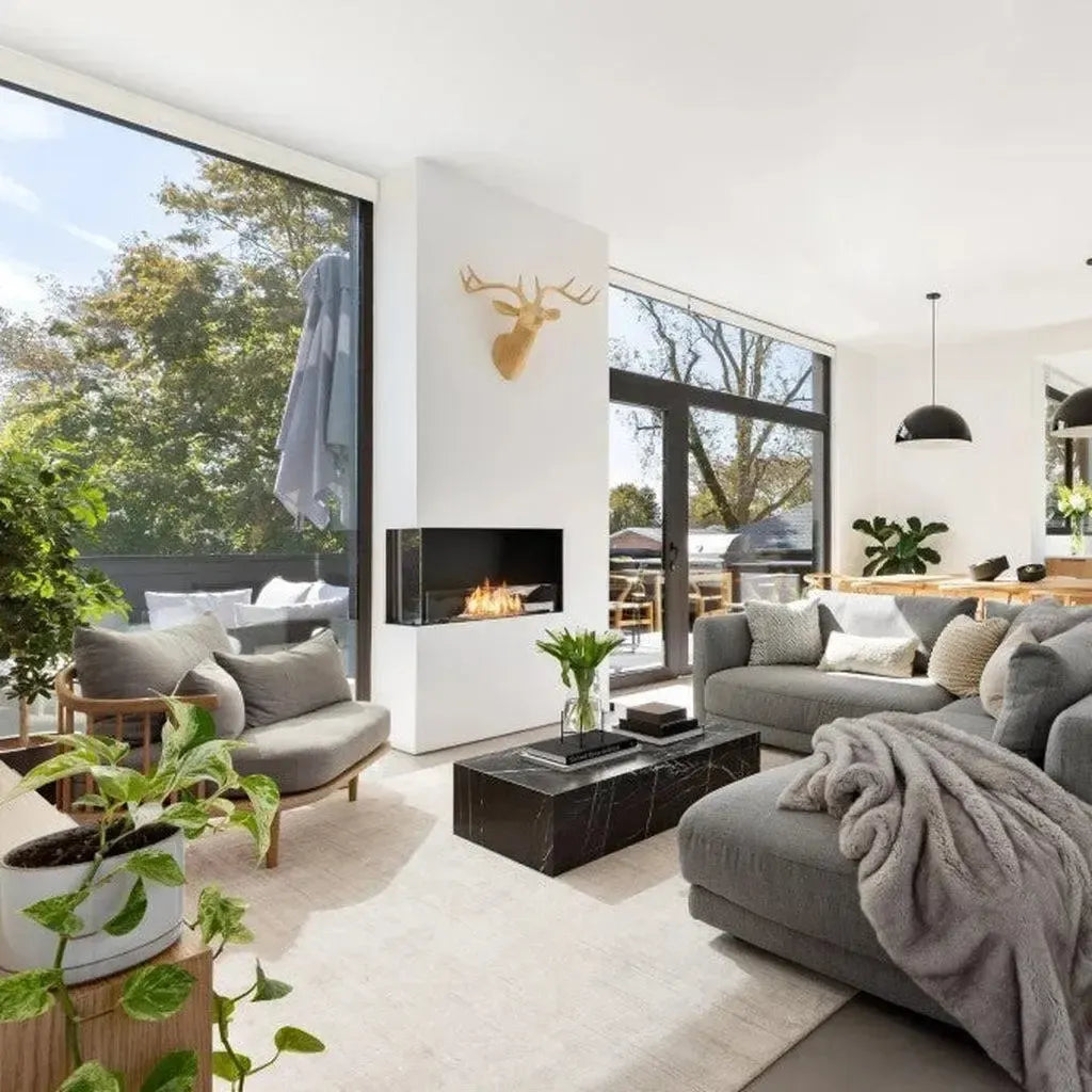 Ecosmart Flex Left Corner Ethanol Fireplace