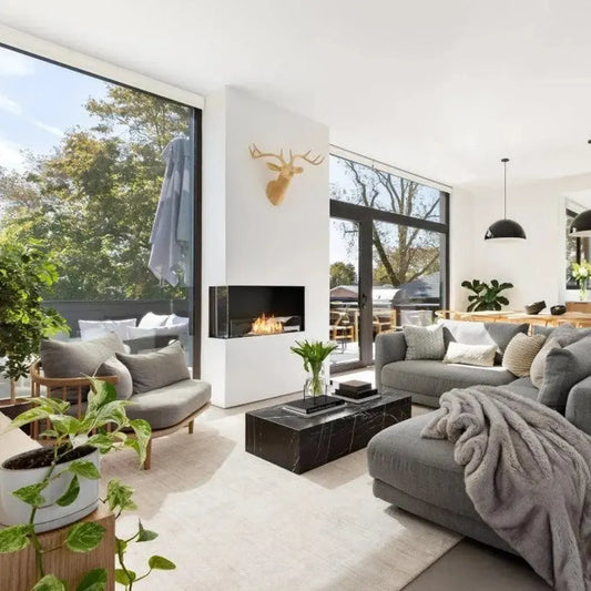 Ecosmart Flex Left Corner Ethanol Fireplace