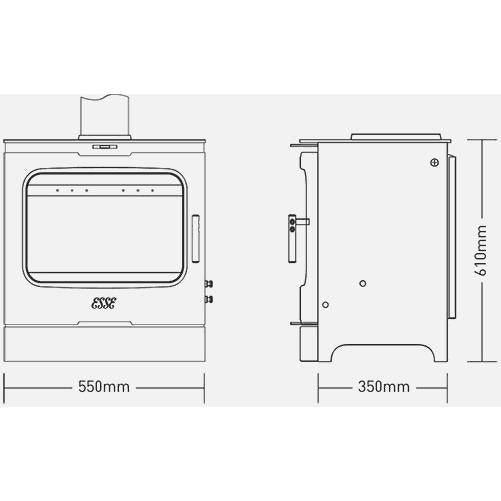 Esse 775 Wood Fireplace