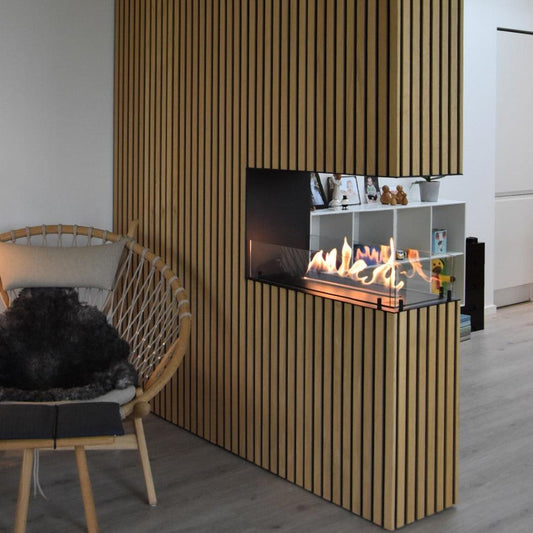 Foco Room Divider 1000 Triple Sided Ethanol Fireplace