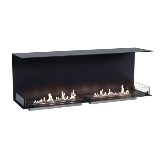 Foco Three 1500 Triple Sided Ethanol Fireplace (Made to Order)