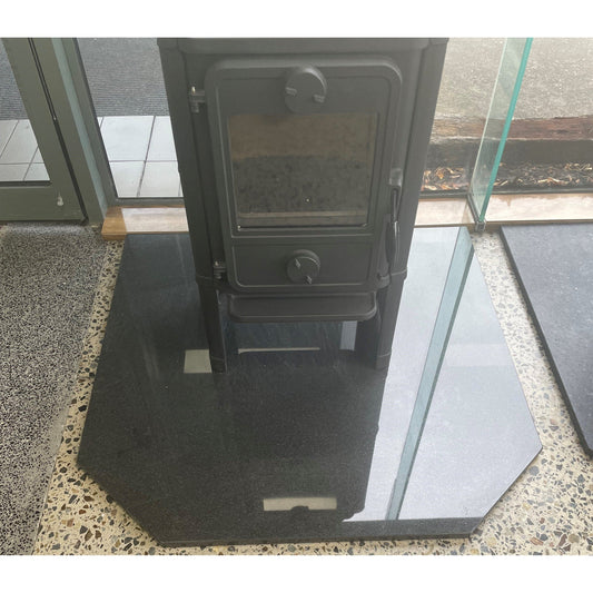 Hearth W100 x D100 x H2cm Black Galaxy