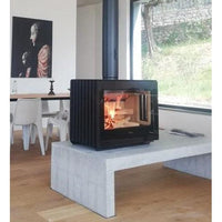 Hergom Glance Wood Fireplace