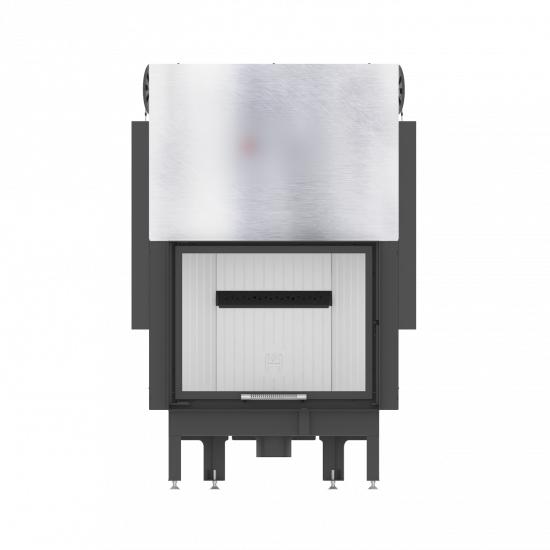 Hestia 1000 Guillotine Glass Fronted Wood Fireplace