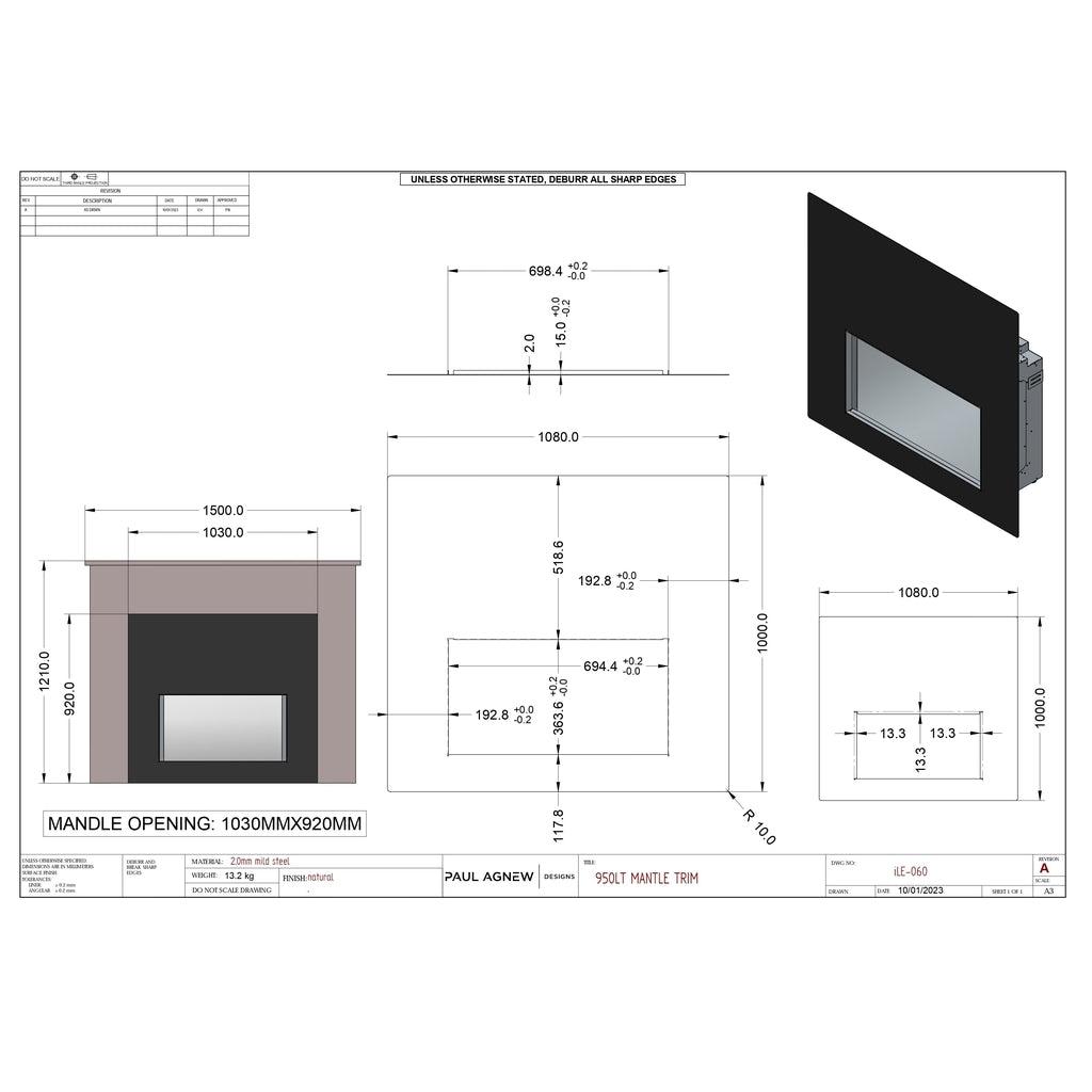 Ilektro 950 LT Mantle Trim