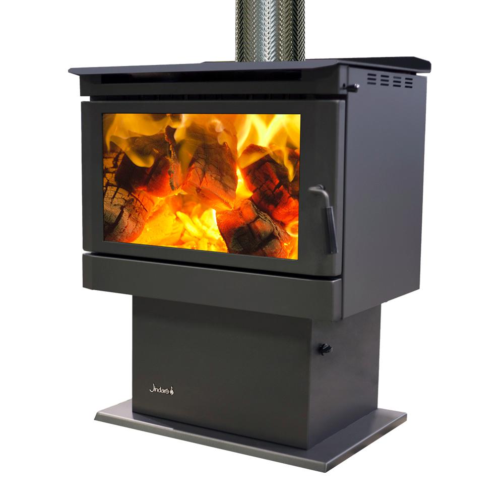 Jindara Barwon Freestanding Wood Fireplace