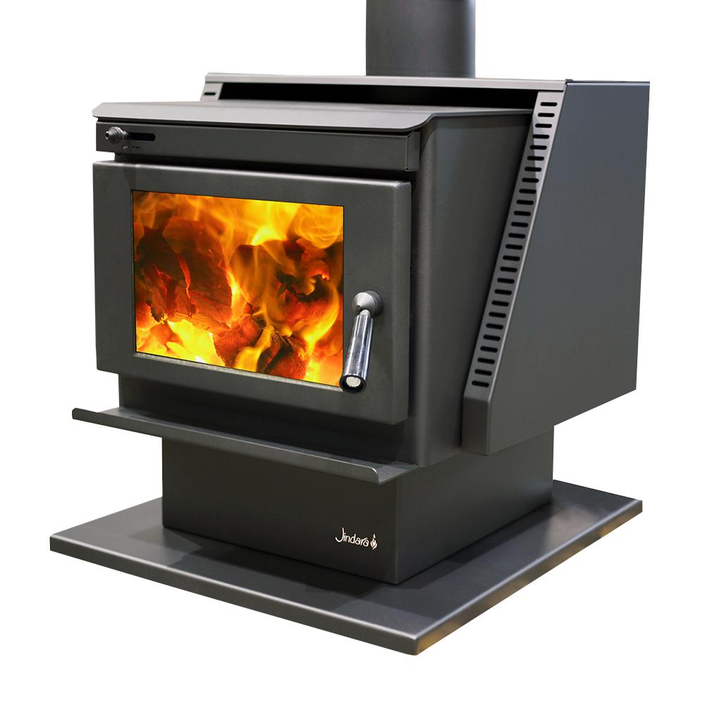 Jindara Sturt Freestanding Wood Fireplace