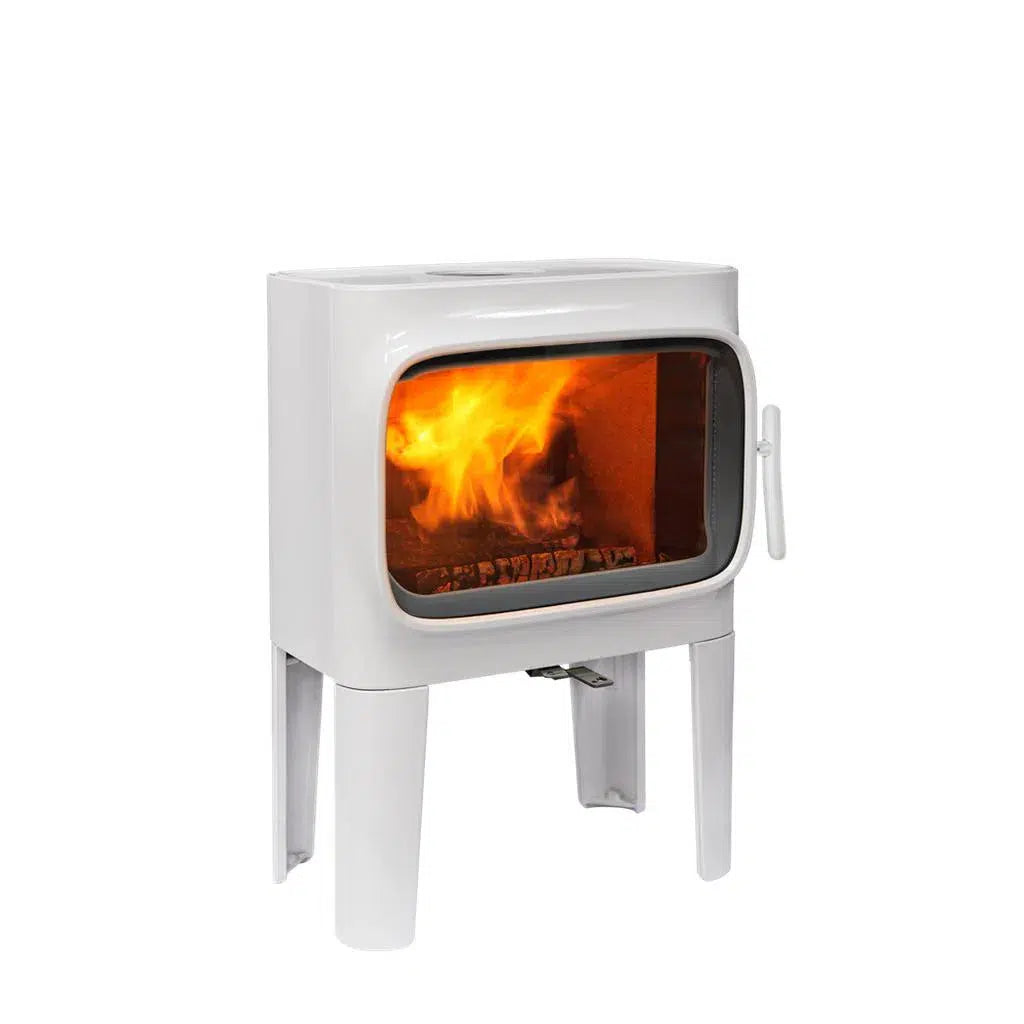 Jotul F305 R White Enamel Wood Fireplace