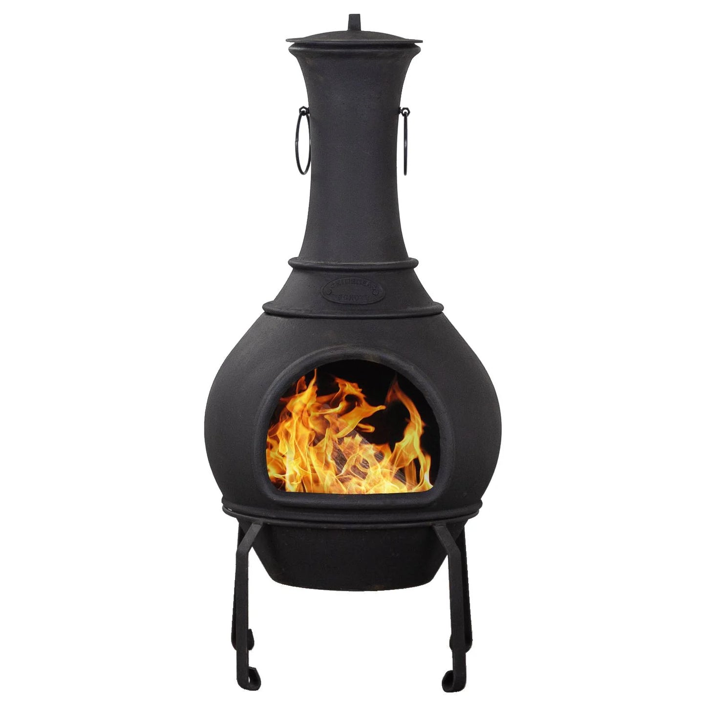 Argon Cast Iron Chiminea - Black