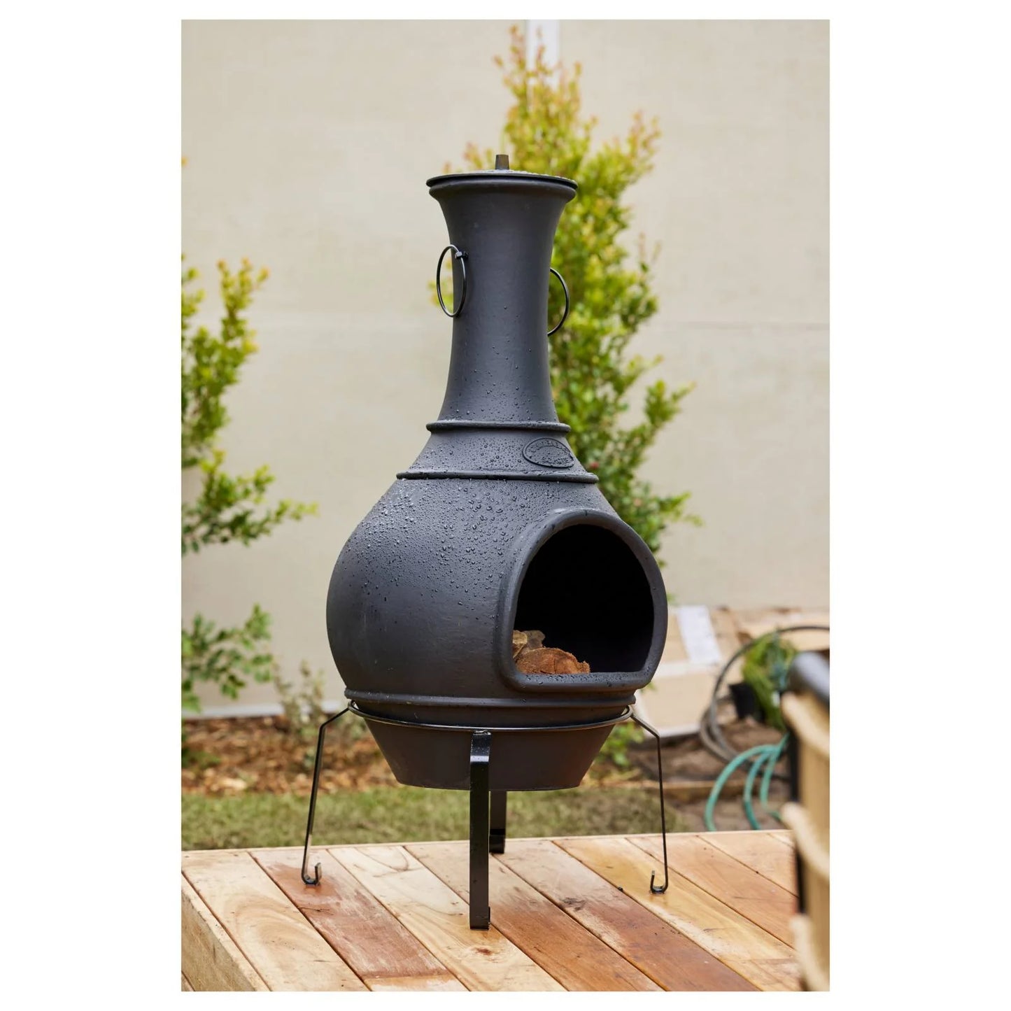 Argon Cast Iron Chiminea - Black