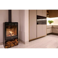 Lacunza Atlantic 613 (Includes Heat Shield) Free Standing Wood Fireplace