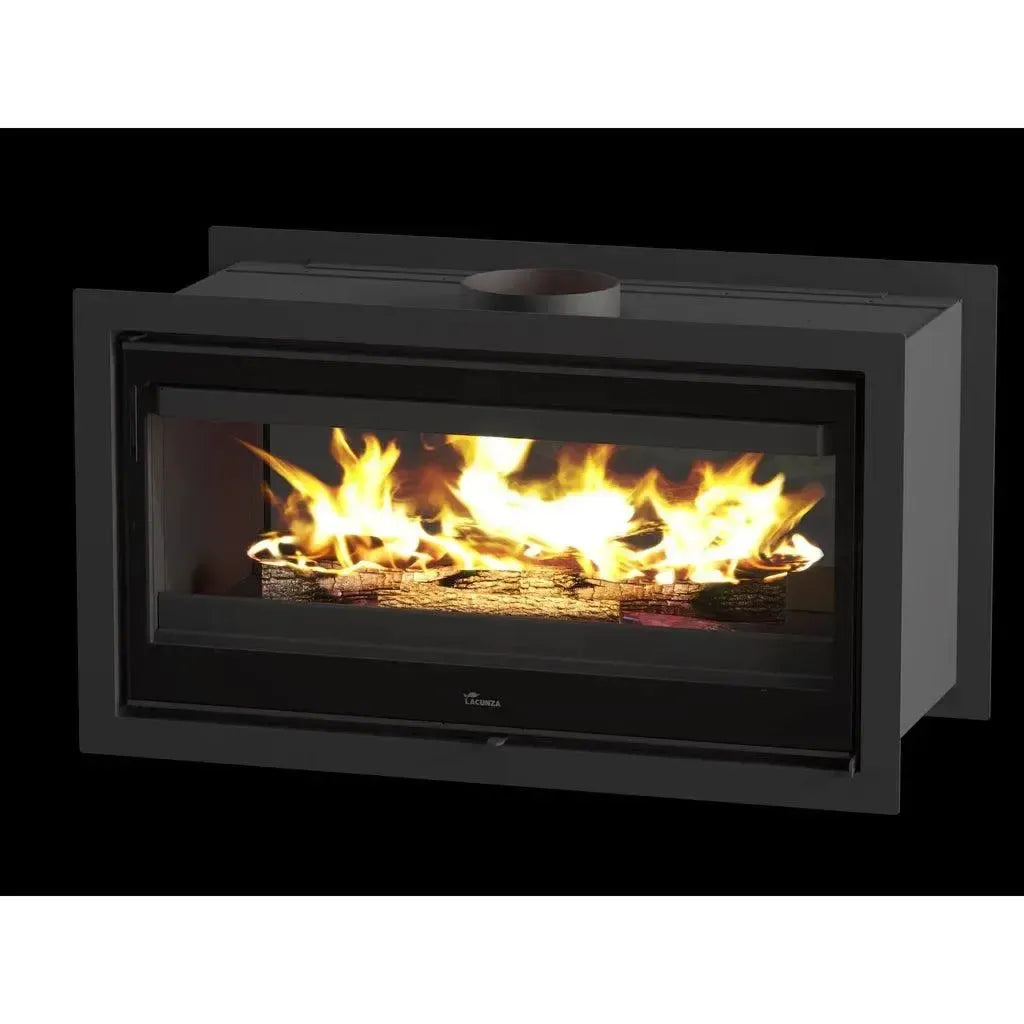 Lacunza Nickel 1000 Double Sided In-Built Wood Fireplace