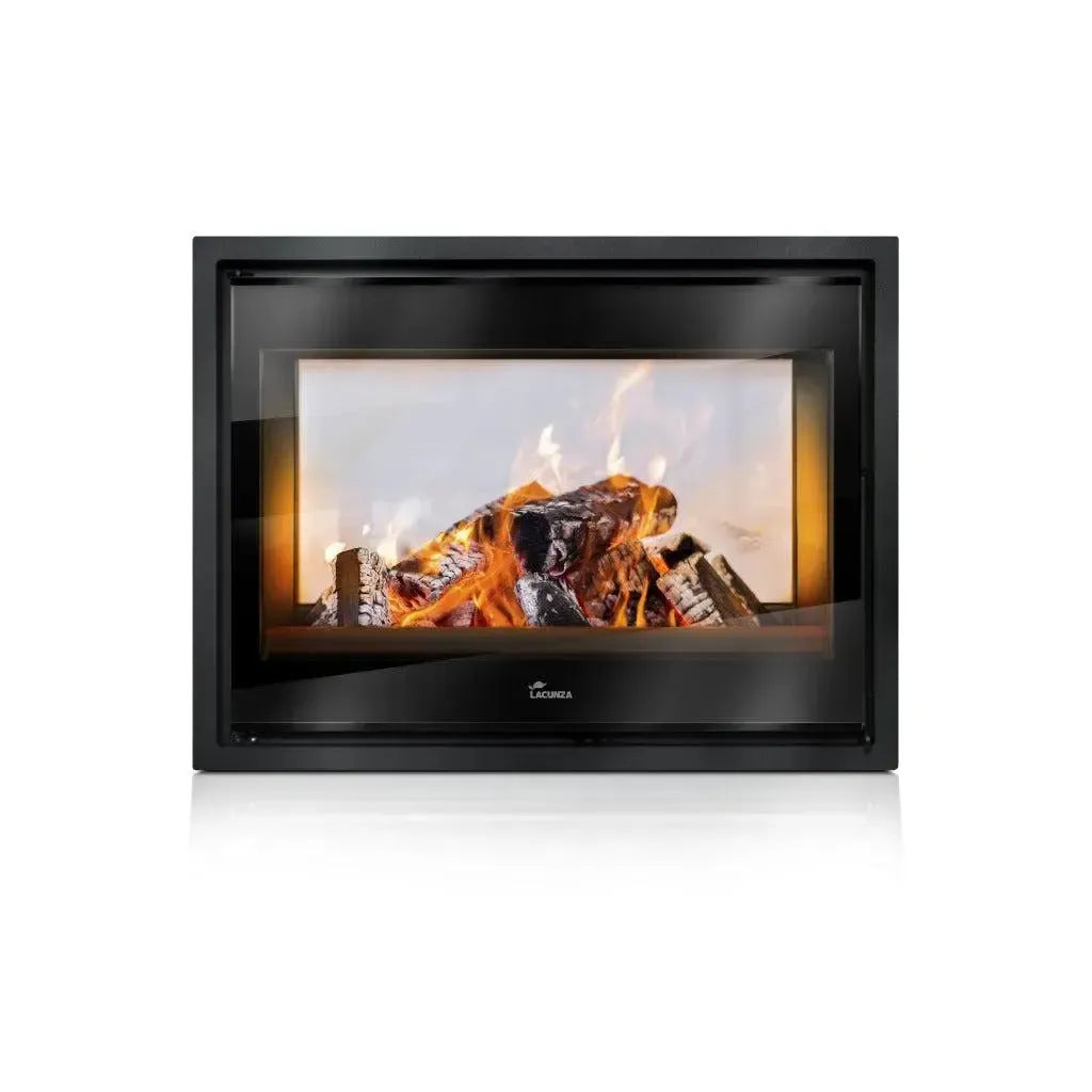 Lacunza Nickel 800 Double Sided In-Built Wood Fireplace