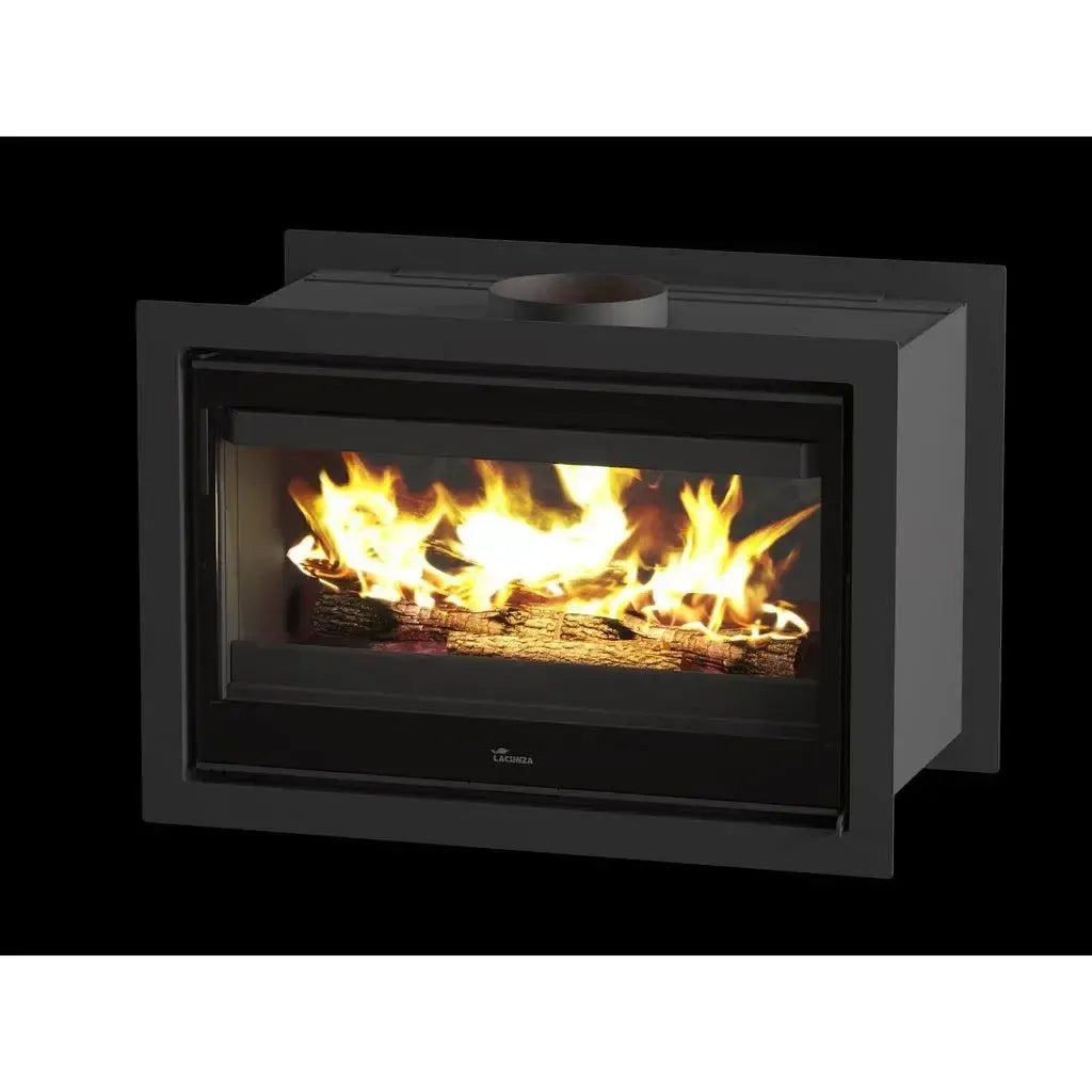 Lacunza Nickel 800 Double Sided In-Built Wood Fireplace