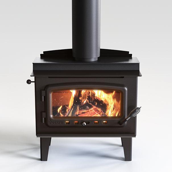 Nectre Mk1 Wood Fireplace with Legs