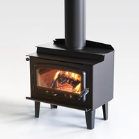 Nectre Mk1 Wood Fireplace with Legs