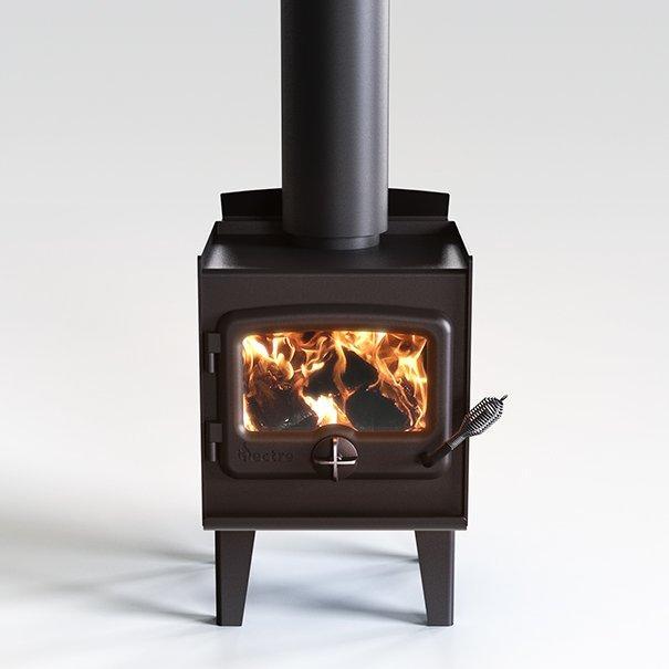 Nectre N15 Legs Wood Fireplace