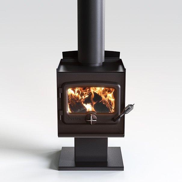 Nectre N15 Pedestal Wood Fireplace