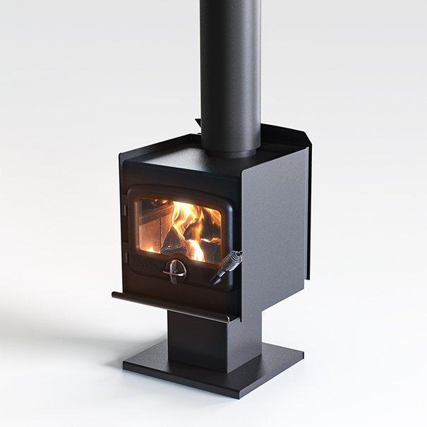 Nectre N15 Pedestal Wood Fireplace