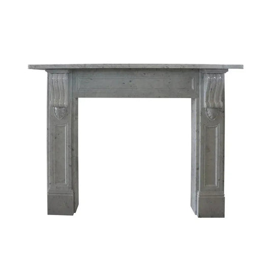 New William IV Italian Carrara Marble Mantle
