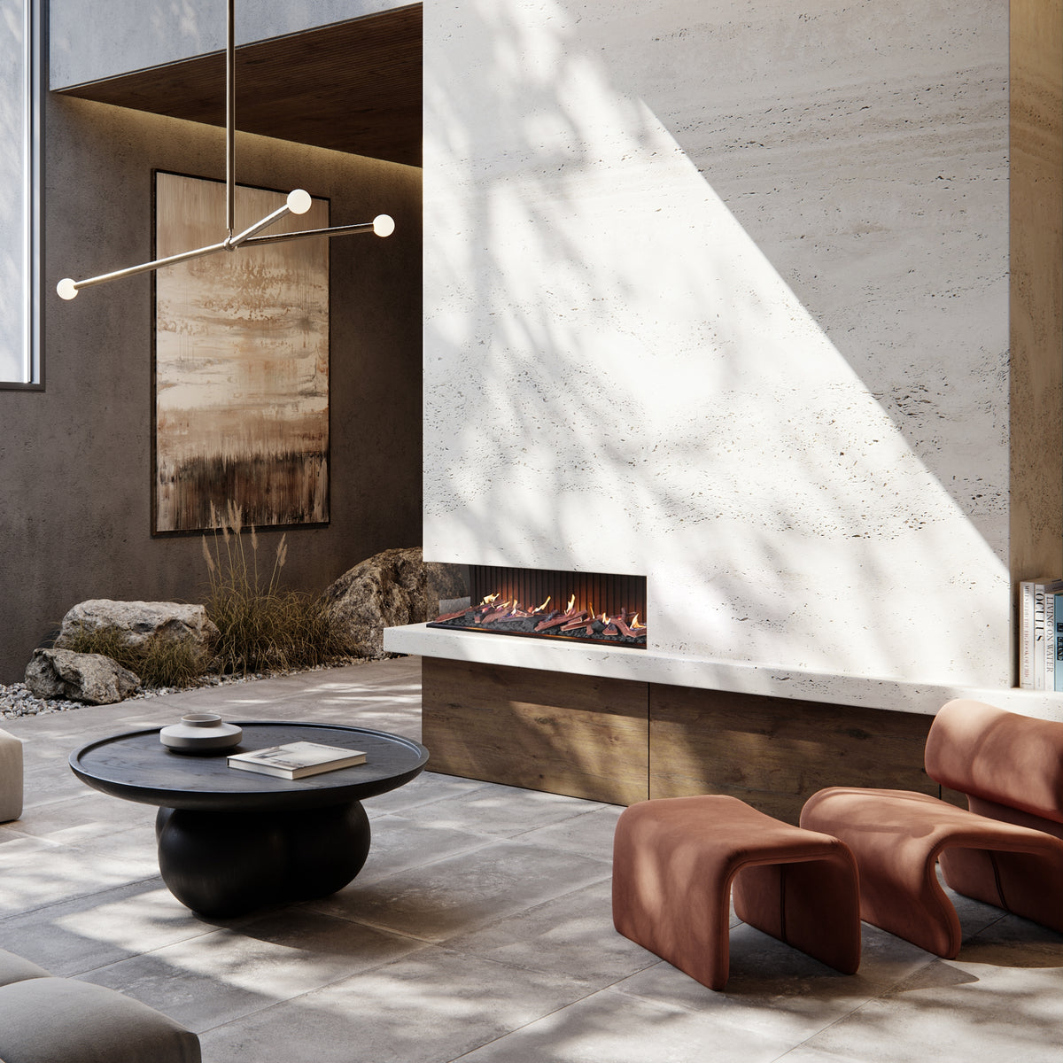 Real Flame Nuvo 1200 Gas Fireplace