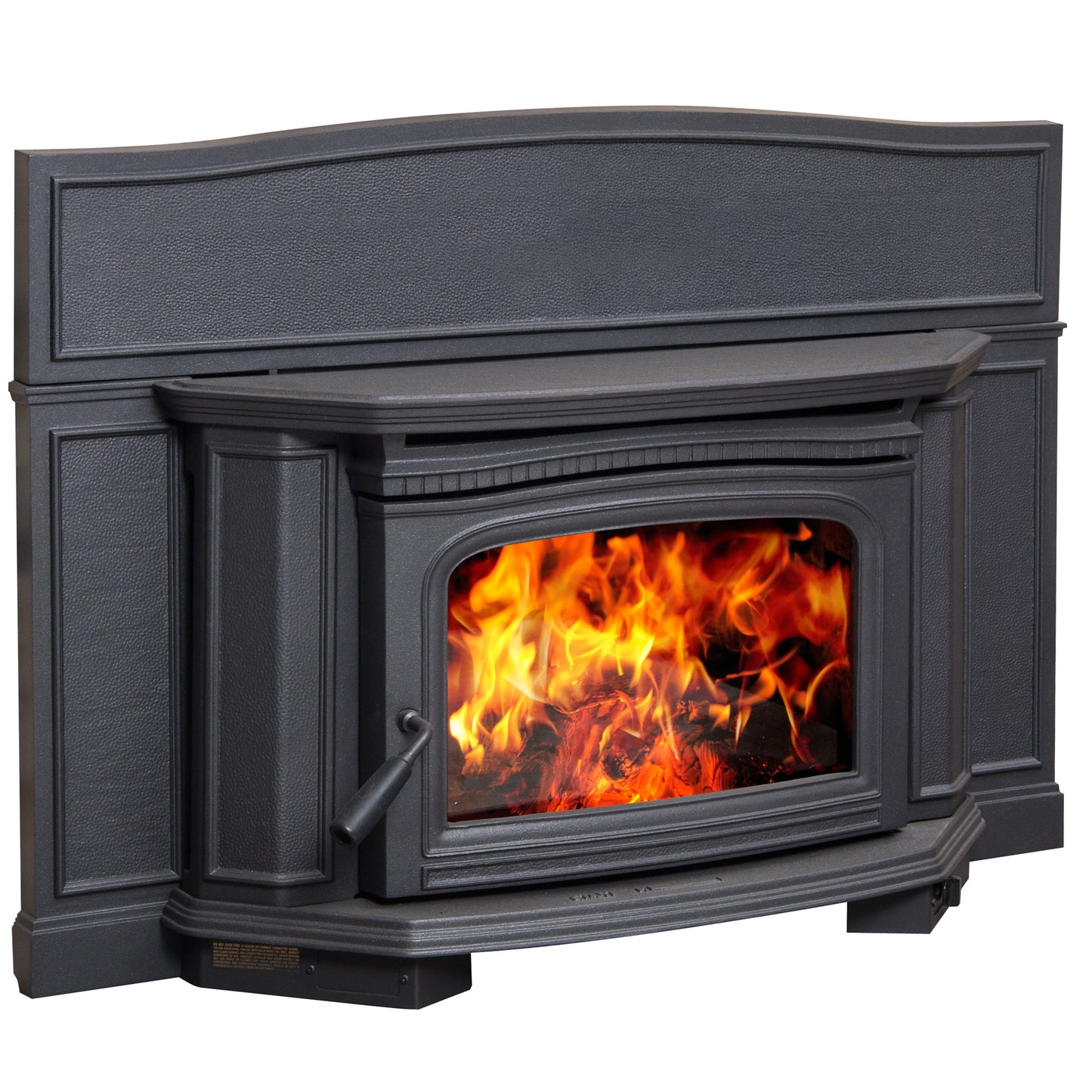 Pacific Energy Alderlea T5 Metallic Black Inbuilt Wood Fireplace