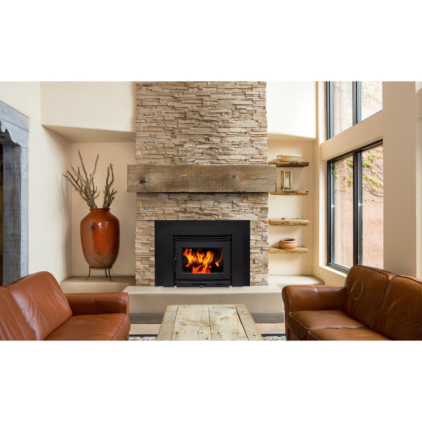 Pacific Energy Neo 1.6 Inbuilt Wood Fireplace