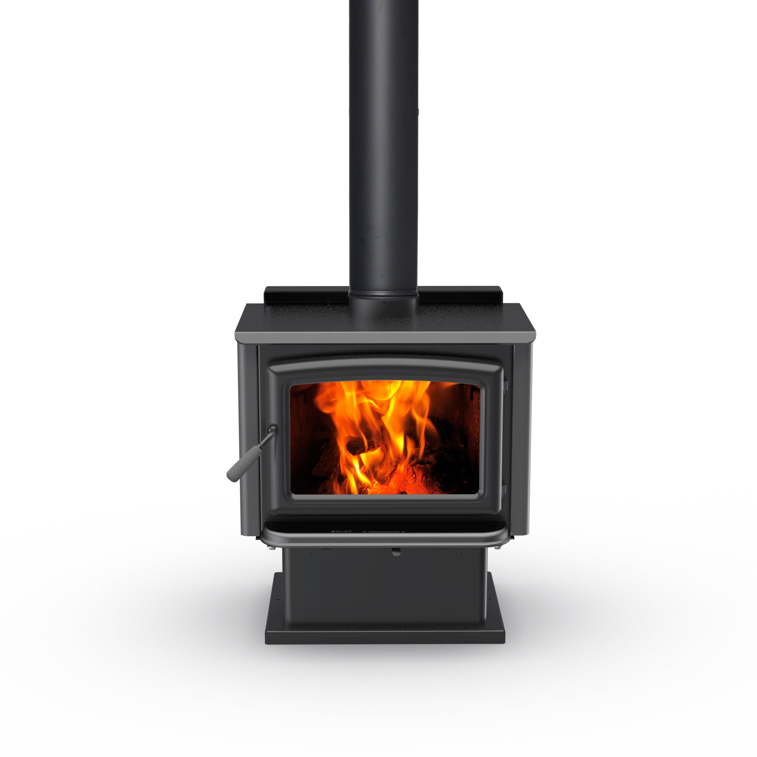 Pacific Energy Vista LE2 With Pedestal Freestanding SMART Wood Fireplace