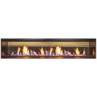Rinnai LS 1500 Double Sided + Burn Media Gas Fireplace