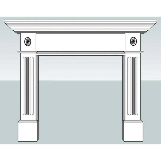 Rosette Mdf Mantle