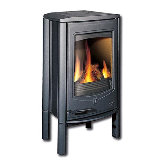 Seguin Jade Freestanding Wood Fireplace