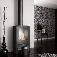 Seguin Jade Freestanding Wood Fireplace