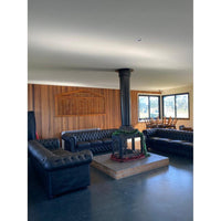 Seguin MultiVision 8000 Wood Fireplace With 4 Sided Firebox, 2 Small Side Glass & 2 Swing Doors