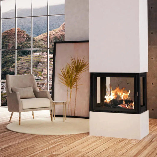 Siena 750 4 Sided Inbuilt Wood Fireplace