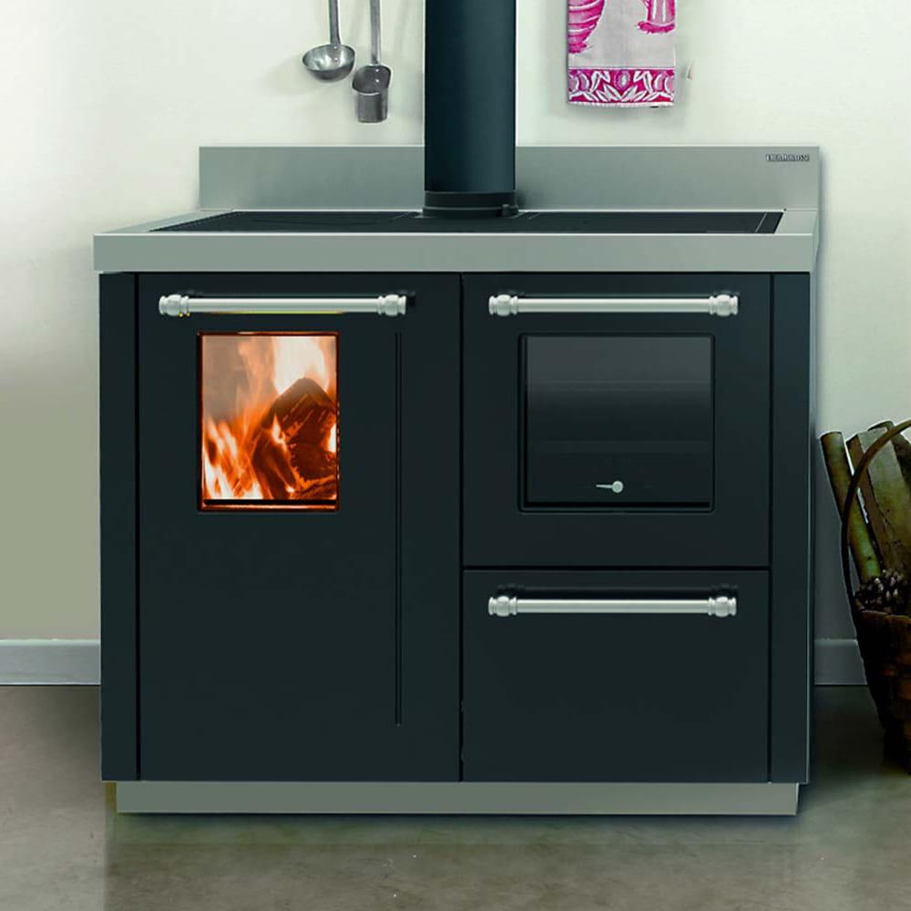 Thermorossi Bosky F30 Square Wood Burning Cooker (Hydronic)